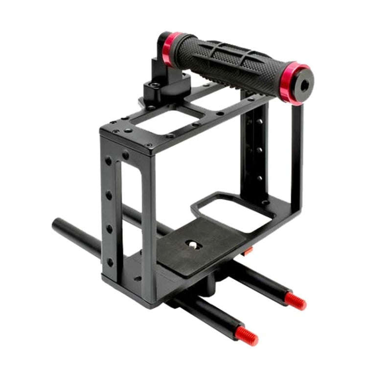 DEBO DET-08 Camera Cage Handle Kit for SLR Camera 5D2 / 5D3 (Black+Red)