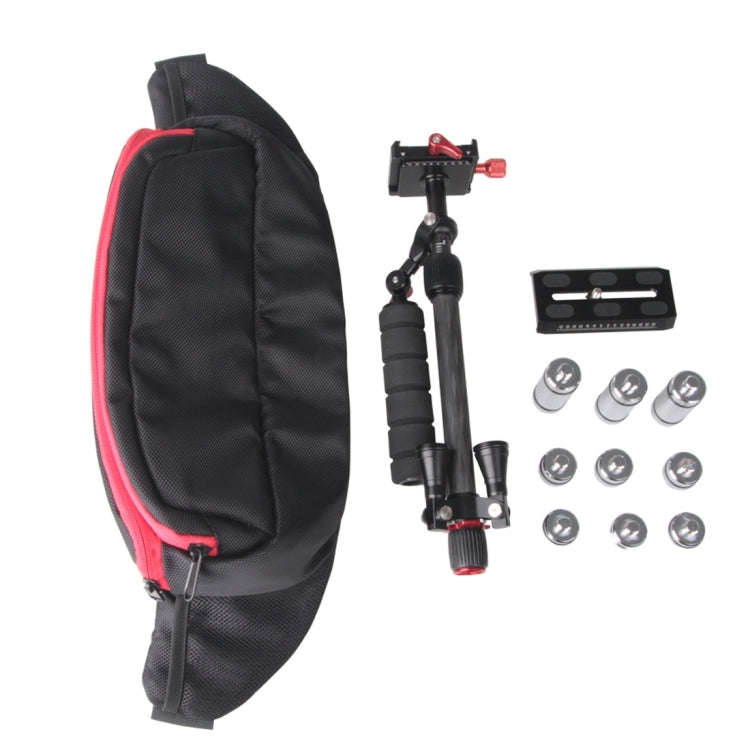 Letspro Adjustable Plate Carbon Fiber Slider Professional Stabilizer for Camera / DV / DSLR / Cam...