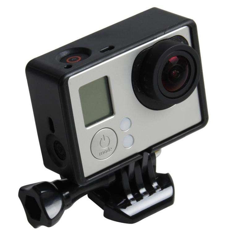 TMC High Quality Tripod Cradle Frame Mount Housing for GoPro HERO4 /3+ /3, HR191(Black)
