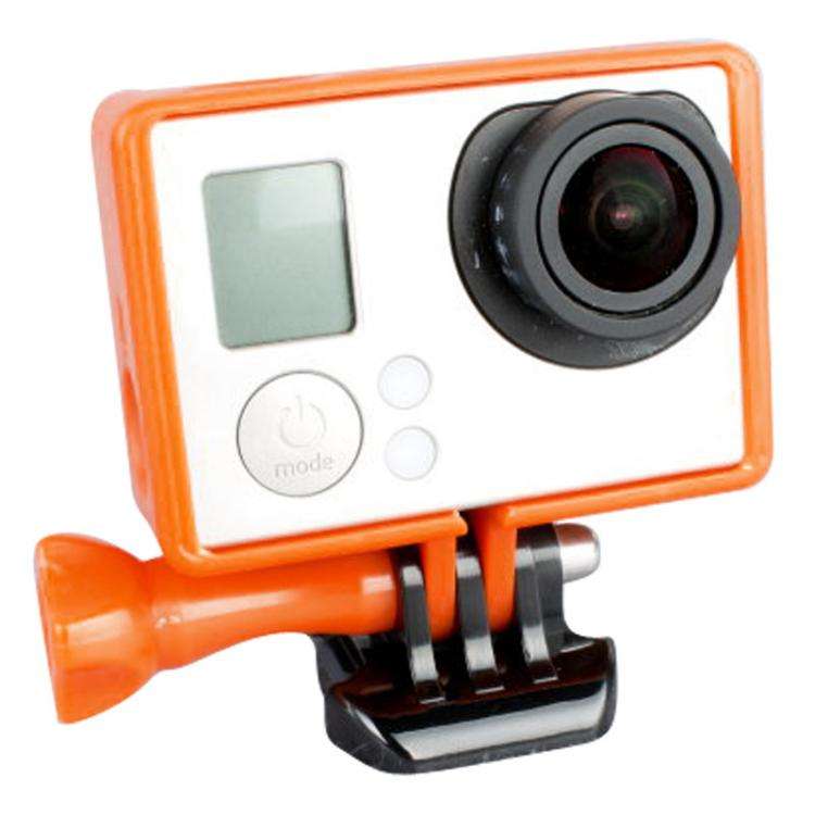 TMC High Quality Tripod Cradle Frame Mount Housing for GoPro HERO4 /3+ /3, HR191(Orange)