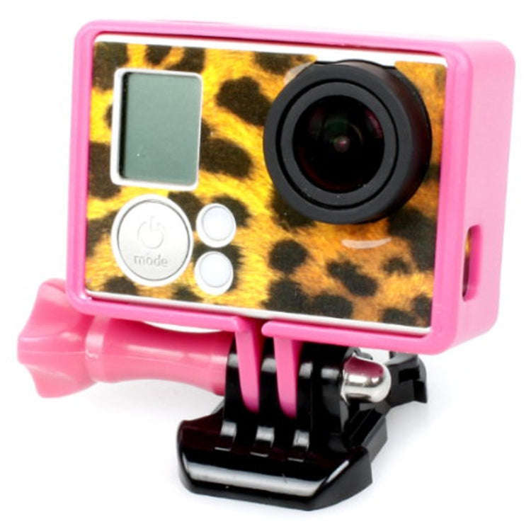 TMC High Quality Tripod Cradle Frame Mount Housing for GoPro HERO4 /3+ /3, HR191(Pink)