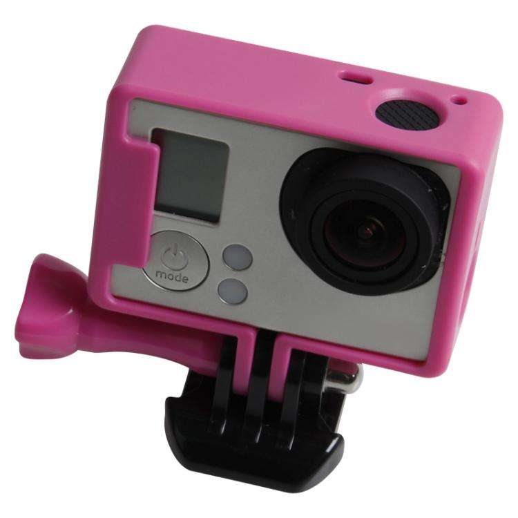 TMC High Quality Tripod Cradle Frame Mount Housing for GoPro HERO4 /3+ /3, HR191(Magenta)