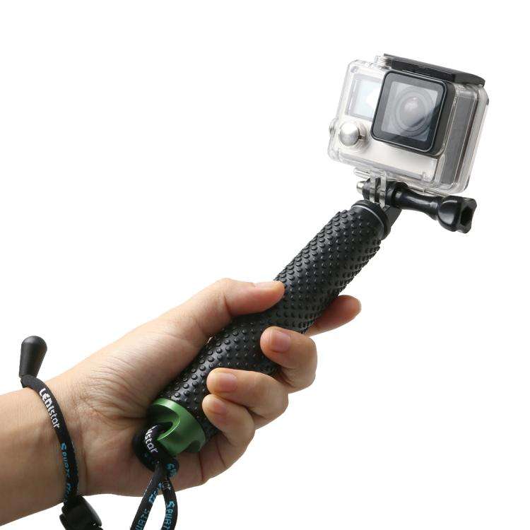 Handheld 49cm Extendable Pole Monopod with Screw for GoPro, Insta360, DJI and Other Action Camera...