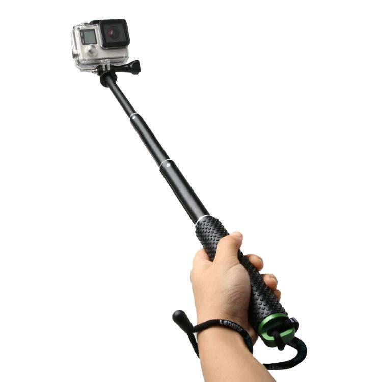 Handheld 49cm Extendable Pole Monopod with Screw for GoPro, Insta360, DJI and Other Action Camera...