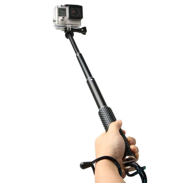 Handheld 49cm Extendable Pole Monopod with Screw for GoPro, Insta360, DJI and Other Action Camera...