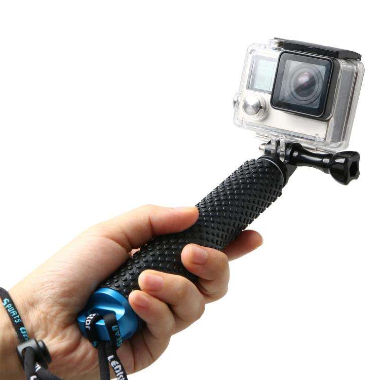 Handheld 49cm Extendable Pole Monopod with Screw for GoPro, Insta360, DJI and Other Action Camera...