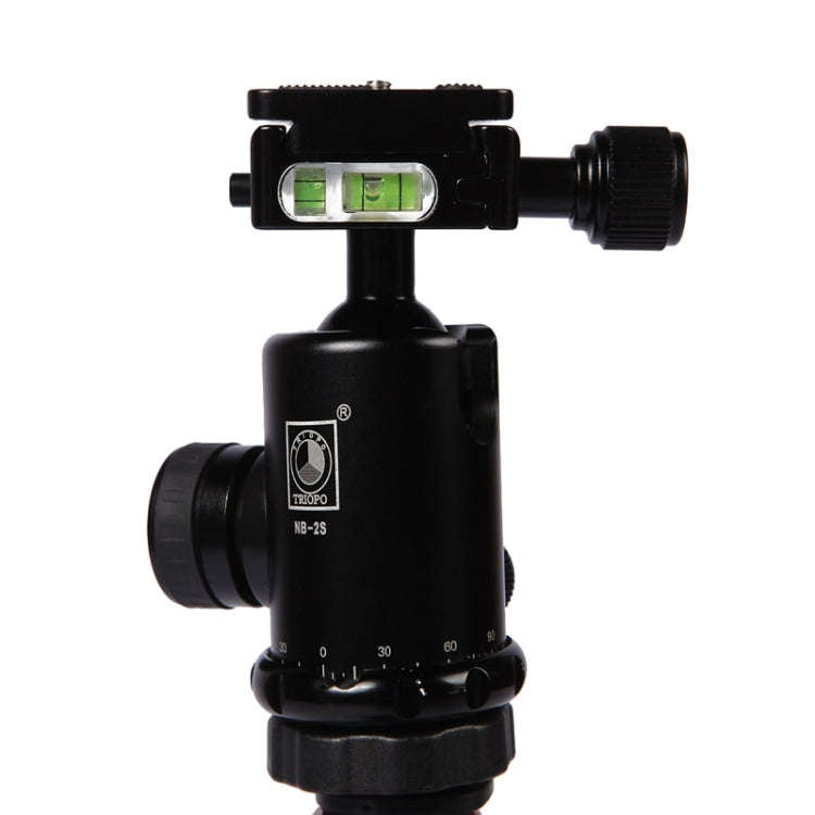 Triopo MT-2804C Adjustable Portable Aluminum Tripod (Gold) with NB-2S Ball Head (Black) for Canon...