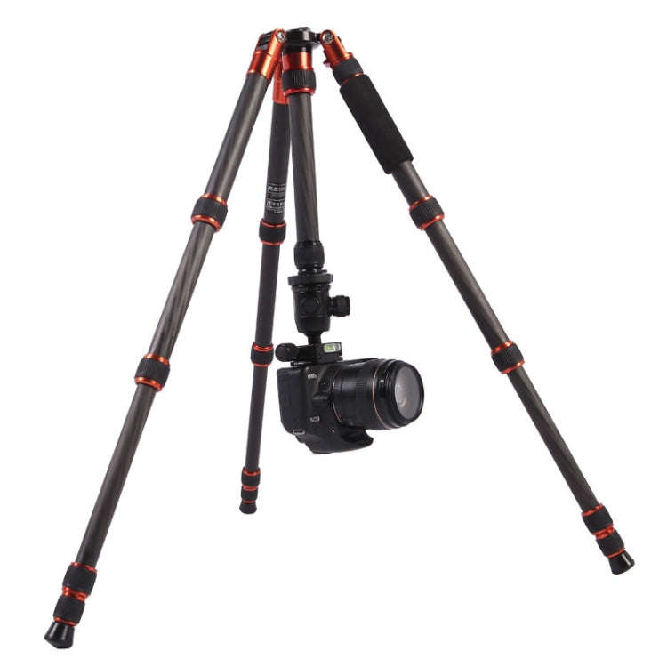 Triopo GT-2505x8.C Adjustable Portable Carbon Fiber Tripod with B-1 Aluminum Ball Head for Canon ...