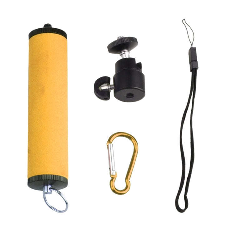 LED Flash Light Holder Sponge Steadicam Handheld Monopod with Gimbal for SLR Camera(Orange)
