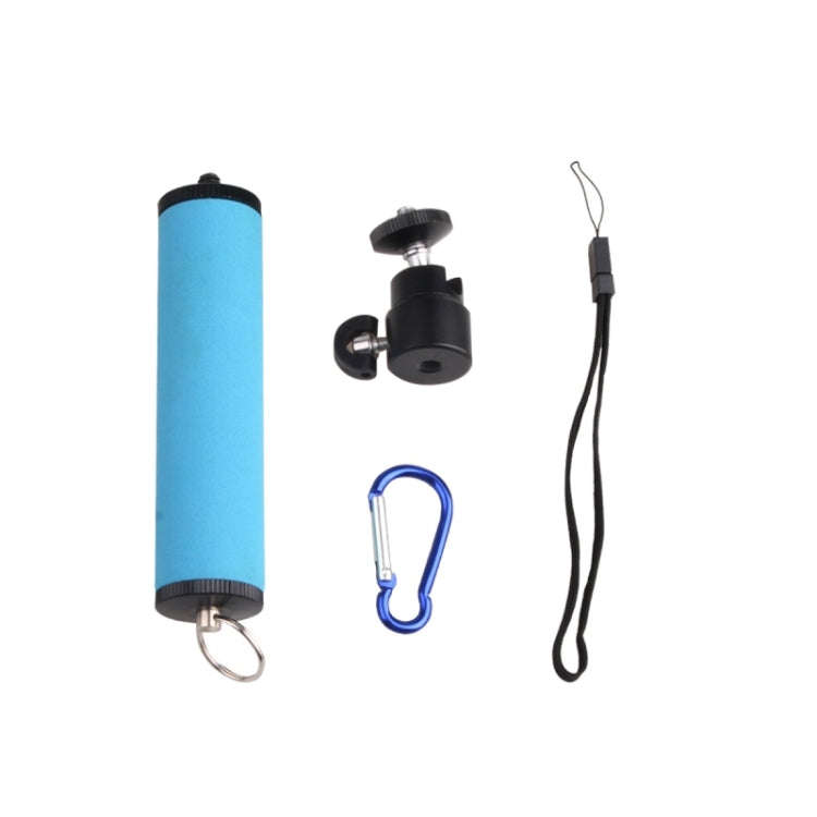 LED Flash Light Holder Sponge Steadicam Handheld Monopod with Gimbal for SLR Camera(Blue)