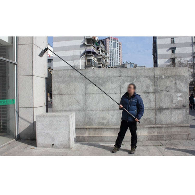 Aluminum Alloy Handheld Boom Pole Holder for SLR Camera / LED Light Microphone, Max Length: 173cm...