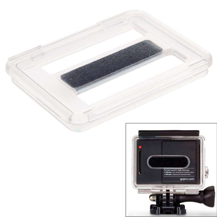 Apertured Backdoor Hard Housing Cover for GoPro Hero 4 / 3+