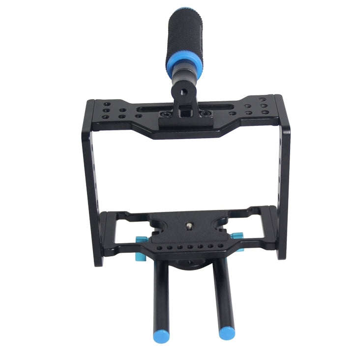 YELANGU YLG0108D Protective Cage Handle Stabilizer Top Set for DSLR Camera