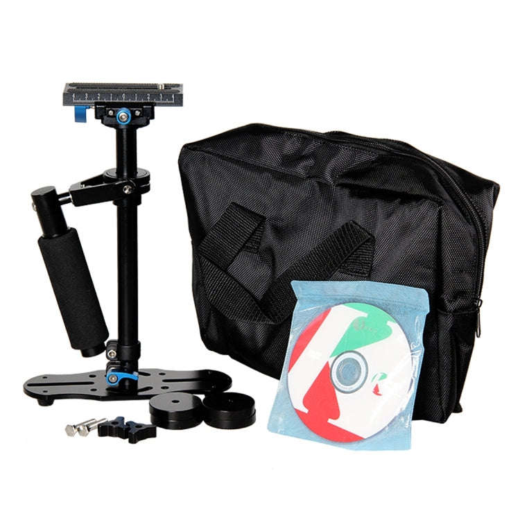 YELANGU S40L 40cm Aluminum Alloy Handheld Stabilizer for DSLR Camera DV(Black)
