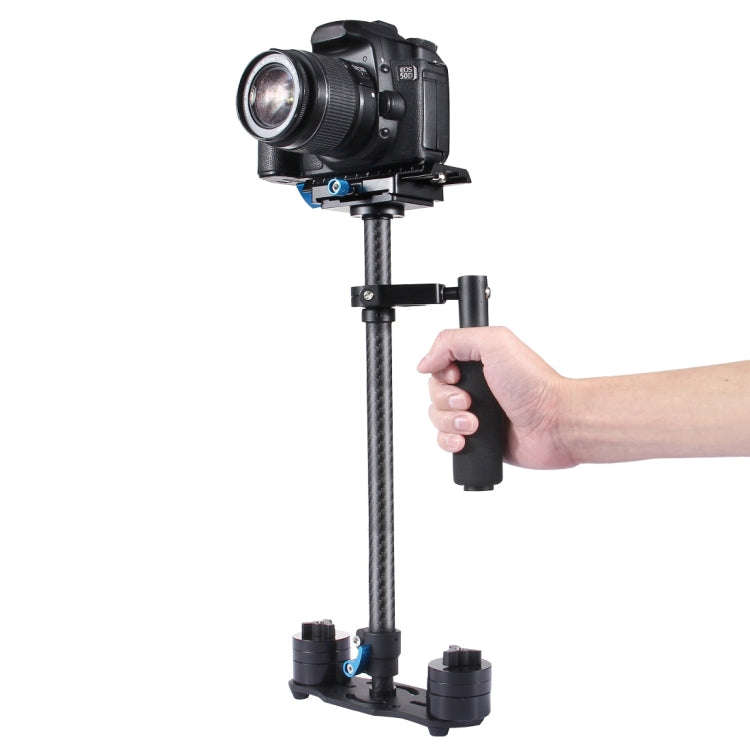 YELANGU 38.5-61cm Carbon Fiber Handheld Stabilizer for DSLR & DV Digital Video & Cameras, Capacit...