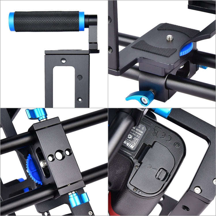 YELANGU YLG0107E Protective DSLR Camera Cage Stabilizer / Top Handle Set(Black)