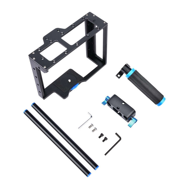 YELANGU YLG0107E Protective DSLR Camera Cage Stabilizer / Top Handle Set(Black)