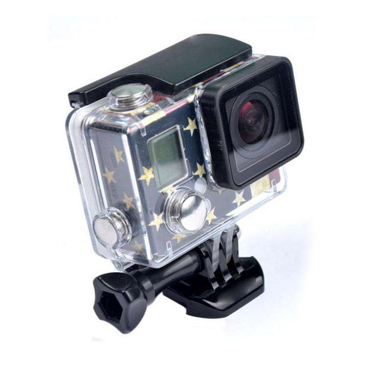 Retro US Flag Pattern Case Sticker for GoPro HERO3+ /3