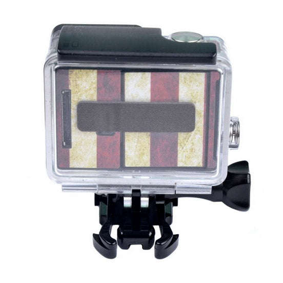 Retro US Flag Pattern Case Sticker for GoPro HERO3+ /3