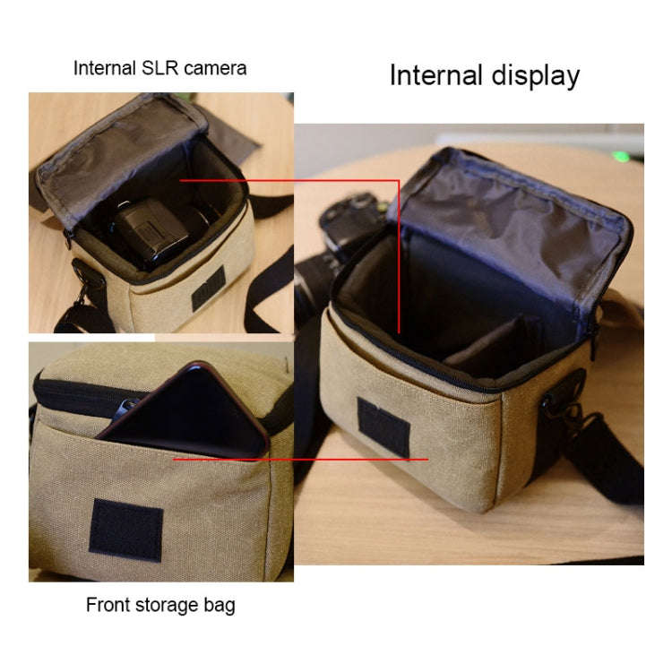 Universal Camera Bag, Inside Size: approx. 200mm x 115mm x 100mm(Red)