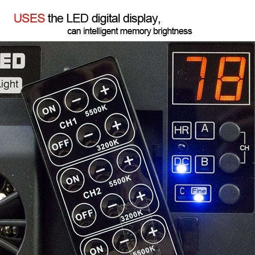 YONGNUO YN600L 600 LED 5500K Color Temperature Adjustable LED Video Light for Canon / Nikon / Son...