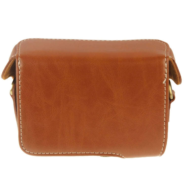 Retro Style PU Leather Camera Case Bag with Strap for Sony RX100 M3 / M4 / M5(Brown)