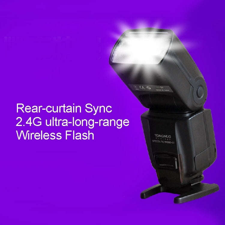 YN-560 III Ultra-long-range Wireless Flash Speedlite with Metal Hot Shoe for Canon / Nikon / Pent...