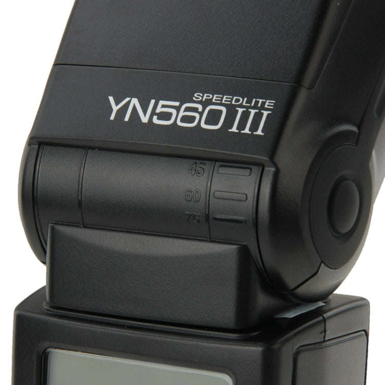YN-560 III Ultra-long-range Wireless Flash Speedlite with Metal Hot Shoe for Canon / Nikon / Pent...