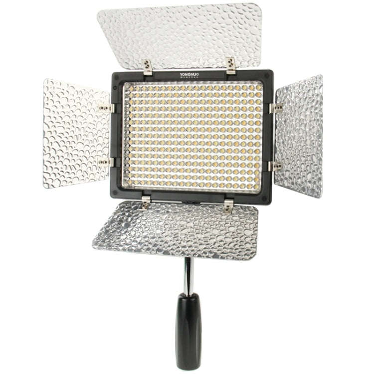 YONGNUO 300 LEDs Pro LED Studio Video Light for Canon / Nikon / Sony Camcorder DSLR (YN300)(Black)