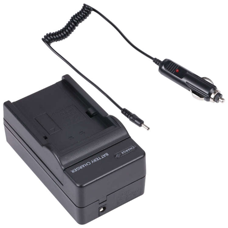Digital Camera Battery Car Charger for Panasonic VBN130 / D54S Lithium Battery(Black)