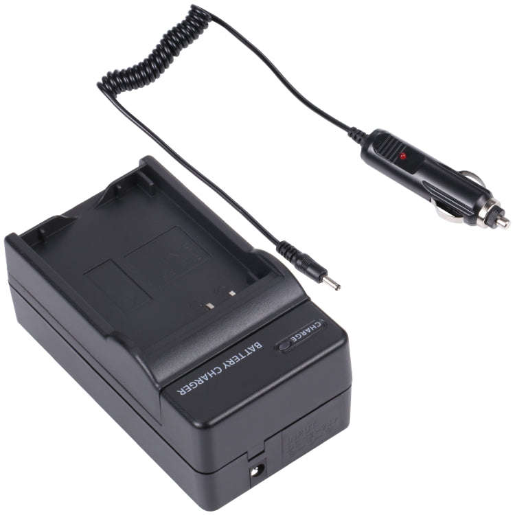 Digital Camera Battery Car Charger for OLYMPUS BLN1(Black)