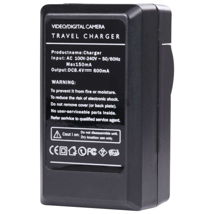 Digital Camera Battery Charger for JVC V808/ V815/ V823(Black)