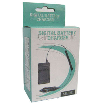 Digital Camera Battery Charger for JVC V707/ V714/ V733(Black)