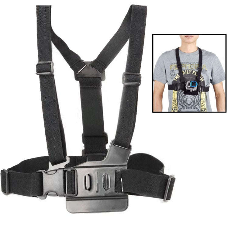 ST-26 Adjustment Elastic Body Chest Straps Belt for GoPro, Insta360, DJI and Other Action Cameras...