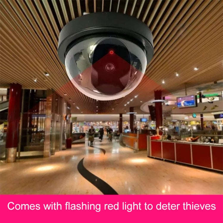 Realistic Looking Fake Dummy Motion Detection System Security Camera(Black)