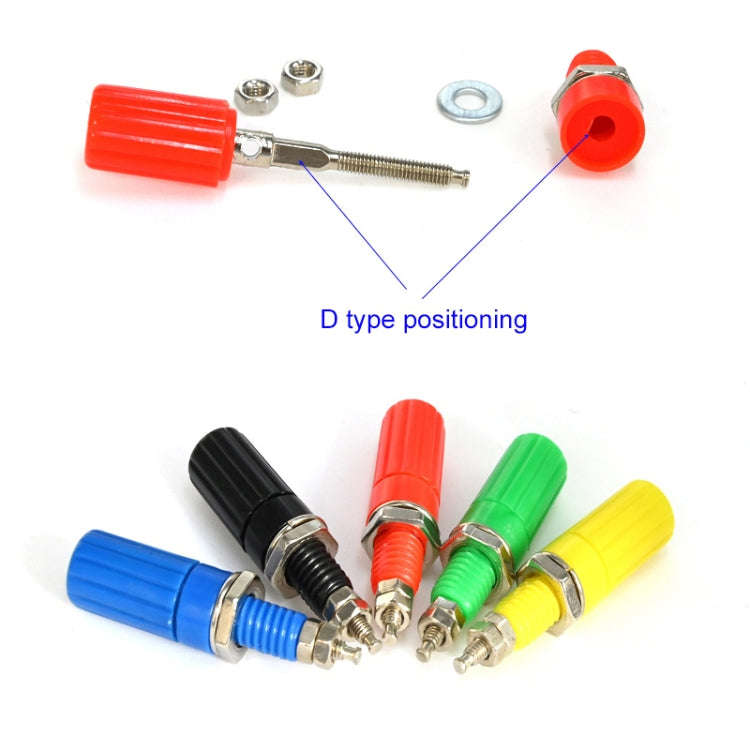 20 in 14mm DIY Binding Post Terminals, M3x45(Yellow)