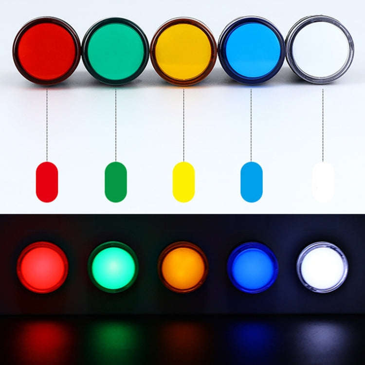 24V AD16-22D / S 22mm LED Signal Indicator Light Lamp (Red)