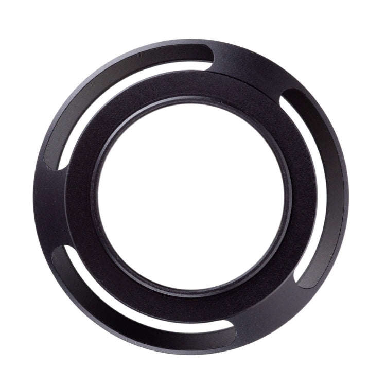 37mm Metal Vented Lens Hood for Leica(Black)