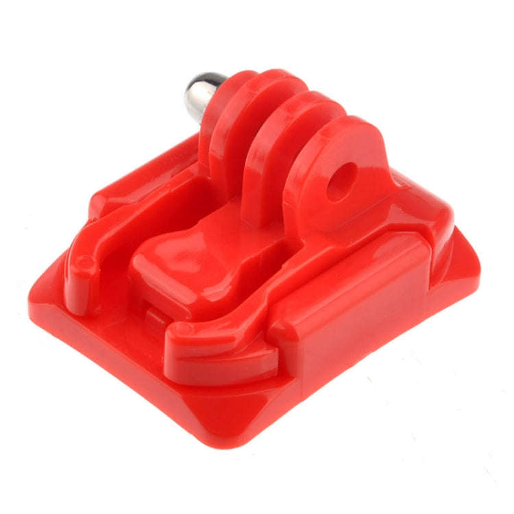 Curved Surface Mount + Mount Stickers for GoPro, Insta360, DJI and Other Action Cameras(Red)