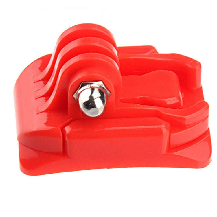 Curved Surface Mount + Mount Stickers for GoPro, Insta360, DJI and Other Action Cameras(Red)
