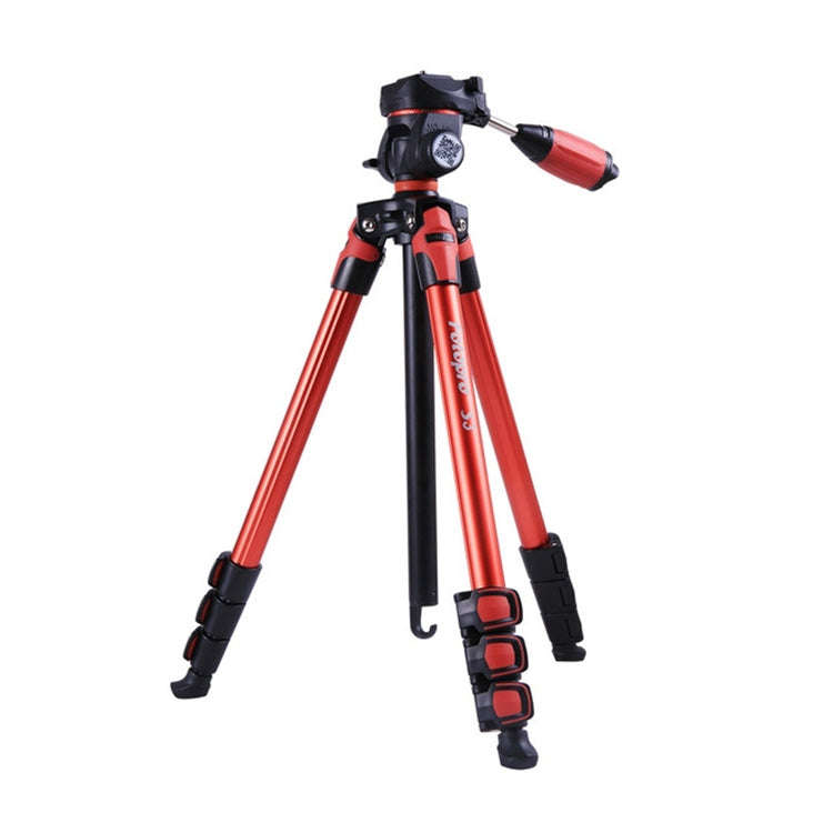 Fotopro S3 4-Section Folding Aluminum Legs Tripod PTZ Stand for SLR / Micro-SLR / Digital Cameras...