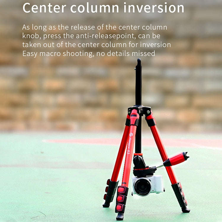 Fotopro S3 4-Section Folding Aluminum Legs Tripod PTZ Stand for SLR / Micro-SLR / Digital Cameras...