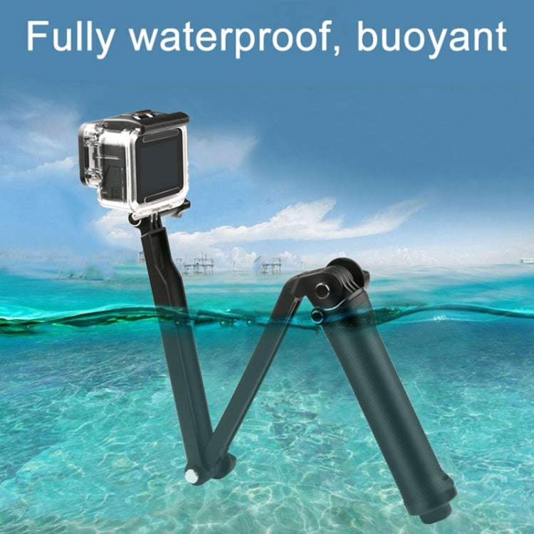 3-Way Monopod + Tripod + Grip Super Portable Magic Mount Selfie Stick for GoPro Hero12 Black / He...
