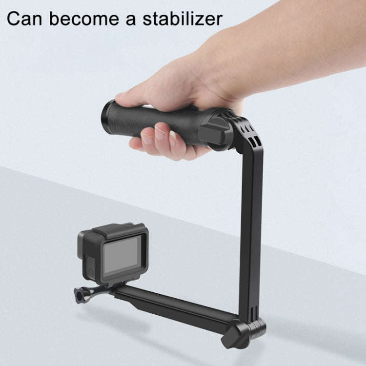 3-Way Monopod + Tripod + Grip Super Portable Magic Mount Selfie Stick for GoPro Hero12 Black / He...