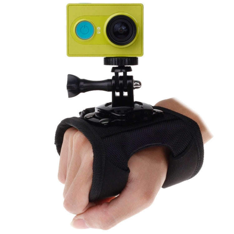 360 Degree Rotation Glove Style Strap Mount Wrist Strap Palm Holder with Screw and Adapter for Xi...