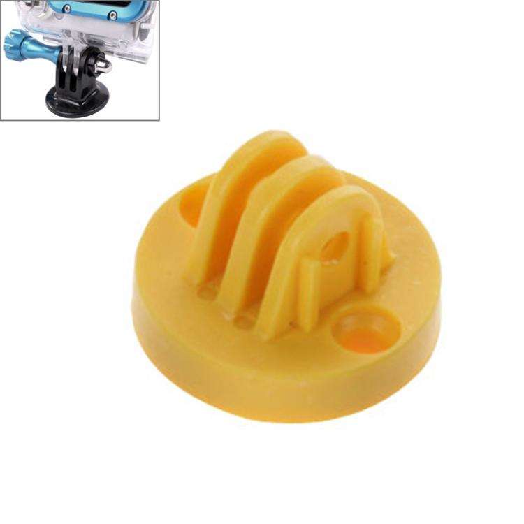 GP267 Camcorder Mount Adapter to Tripod Stand for GoPro HERO6/ 5 /5 Session /4 /3+ /3 /2 /1(Yellow)