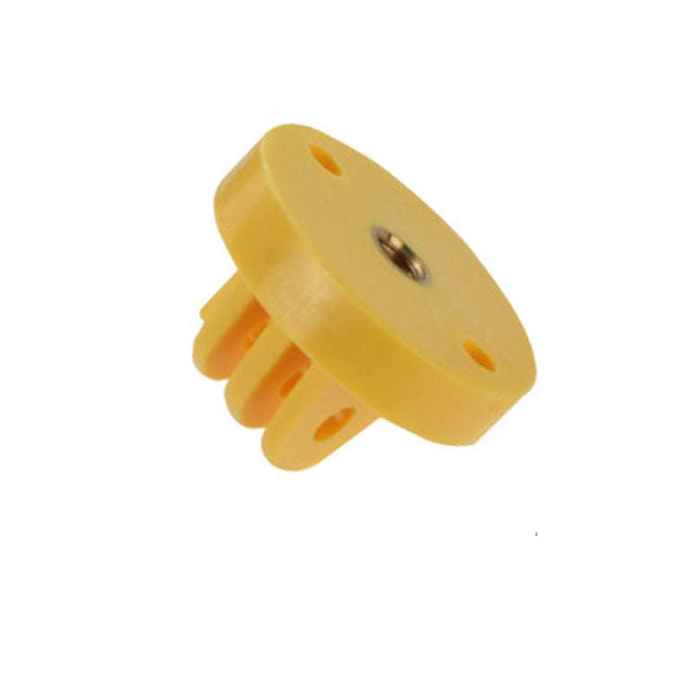 GP267 Camcorder Mount Adapter to Tripod Stand for GoPro HERO6/ 5 /5 Session /4 /3+ /3 /2 /1(Yellow)