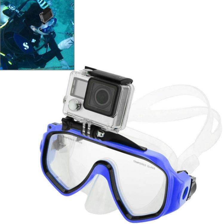 Water Sports Diving Equipment Diving Mask Swimming Glasses with Mount for GoPro, Insta360, DJI an...