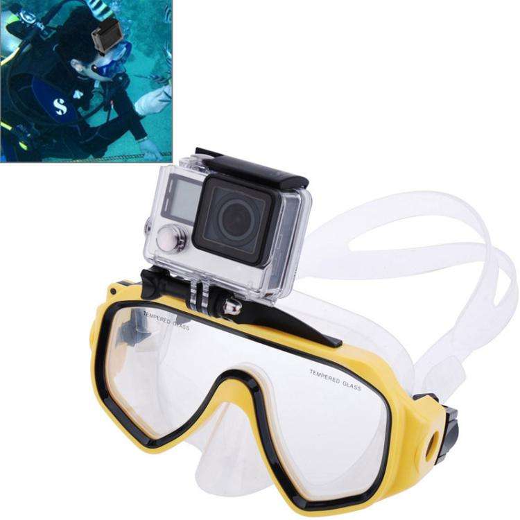 Water Sports Diving Equipment Diving Mask Swimming Glasses with Mount for GoPro, Insta360, DJI an...