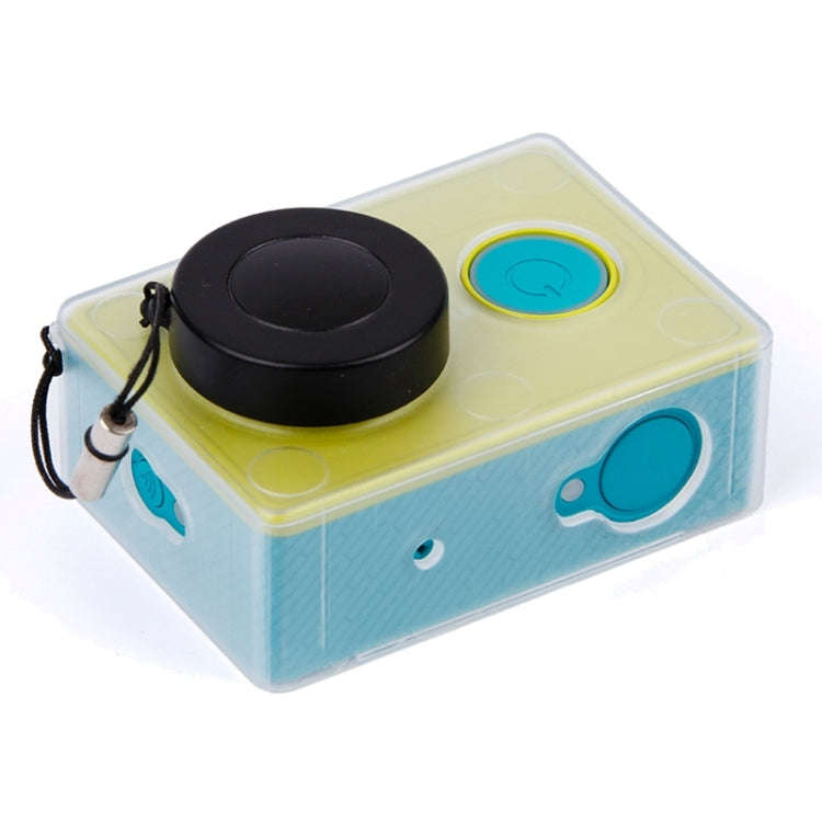 Ultrathin Transparent Protective Case with Lens Cap Cover for Xiaoyi Sport Camera(Transparent)